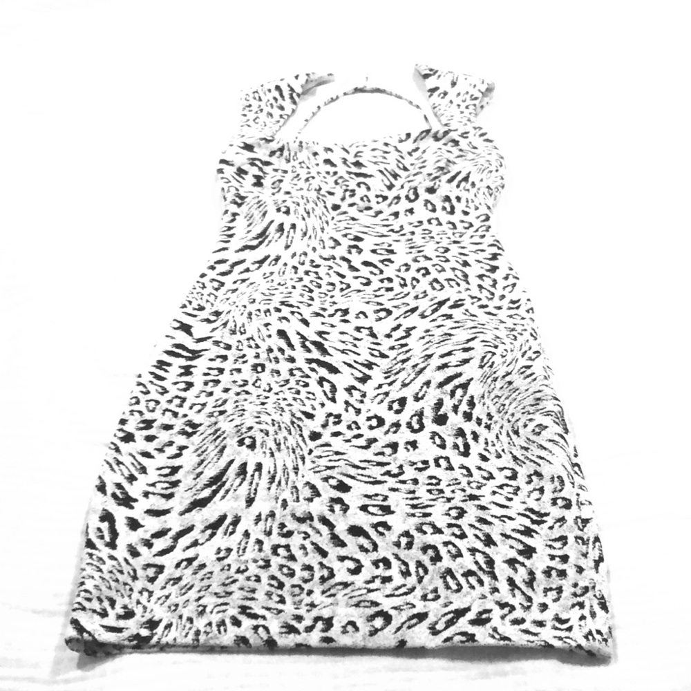 Black and White Cache short dress